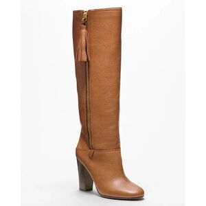 Coach Therese Tall Brown Heeled Riding Boots Women's Size 10B READ